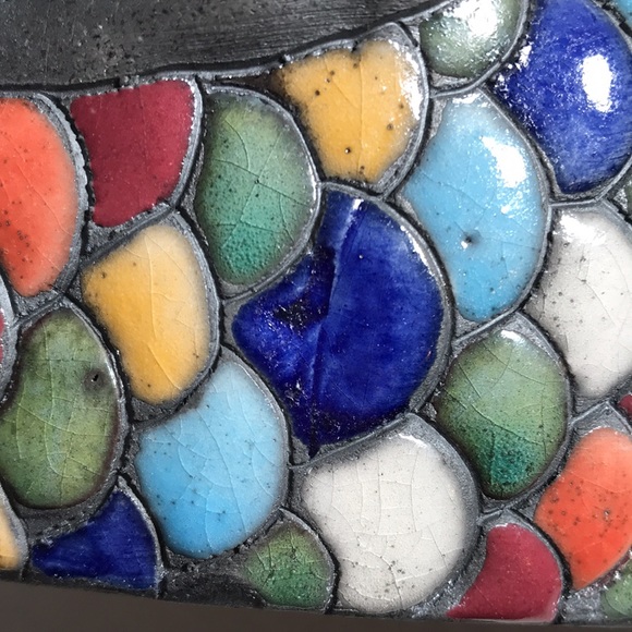 Xochiquetzal Stoneware Ceramic Mexico Fish Figure - Picture 8 of 13